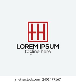 Diseño de logotipo de letra H creativa concepto de plantilla vectorial aislada para ilustración de negocio