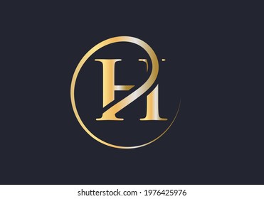 Creative H letter with luxury concept. Modern H Logo Design for business and company identity