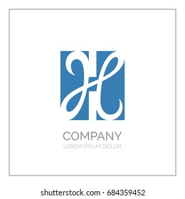 Creative H letter vector logo design. Vector sign. Character logotype symbols. Logo icon design for website
