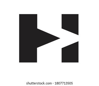 creative h logo letters and monograms