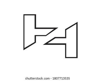 kreative h-Logobriefe und -Monogramme
