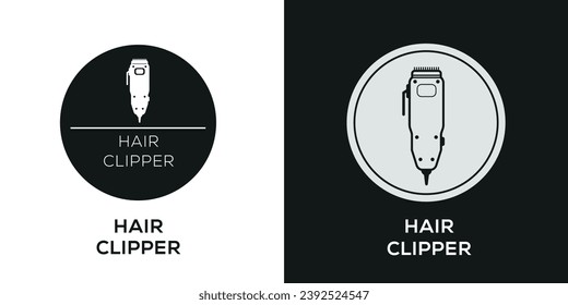 Creative (Hair clipper) Icon, Vector sign.