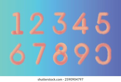 Creative hair digital background, modern hair design element, suitable for posters, covers, advertisements and other scenes.1234567890