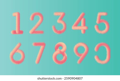 Creative hair digital background, modern hair design element, suitable for posters, covers, advertisements and other scenes.1234567890