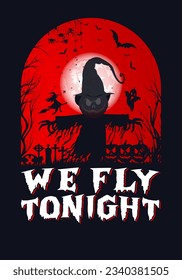 Creative Halloween horror t shirt design template svg