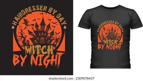 Creative Halloween T-Shirt Design Template