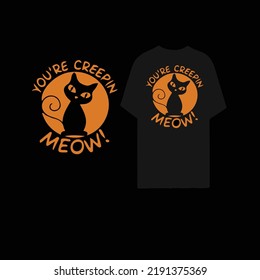 creative halloween t-shirt design vector files