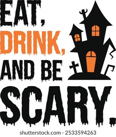 A creative Halloween typography design