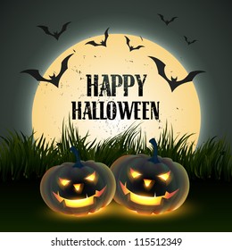 creative halloween vector design with space for your text