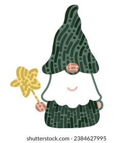Creative hand drawn of gnomes
