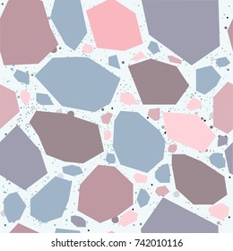 Creative Hand Drawn Seamless Pattern with Geometric Shapes.Great for wedding cards, postcards, bridal invitations, brochures, posters, gift wrapping, wall art, wallpapers, etc.Vector Illustration