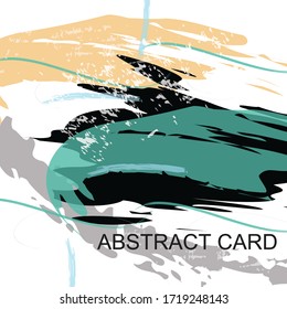 Kreative, handgezeichnete Splash-Texturen. Trendy Graphic Design. Vektorgrafik. Zeitgenössische Kunst. 