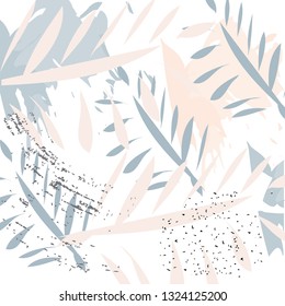 Creative hand drawn textures. Trendy Graphic Design. Vector. Contemporary art. White background