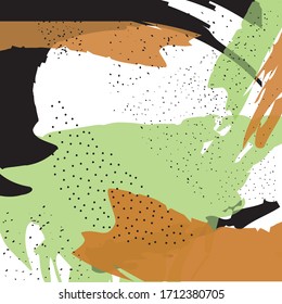 Texturas creativas dibujadas a mano. Diseño Gráfico de moda. Vector. Arte contemporáneo. 