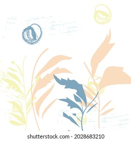Kreative, handgezeichnete Texturen. Trendy Graphic Design. Vektorgrafik. Zeitgenössische Kunst. 