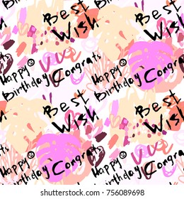 Kreative handgezeichnete Texturen. Trendy Grafikdesign. Vektor. Zeitgenössische Kunst. Glückwünsche