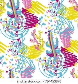 Creative hand drawn textures. Trendy Graphic Design. Vector. Contemporary art. Congrats

