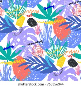 Creative hand drawn textures. Trendy Graphic Design. Vector. Contemporary art. Congrats

