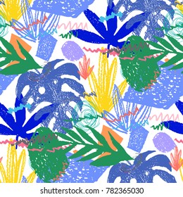 Creative hand drawn textures. Trendy Graphic Design. Vector. Contemporary art. Congrats
