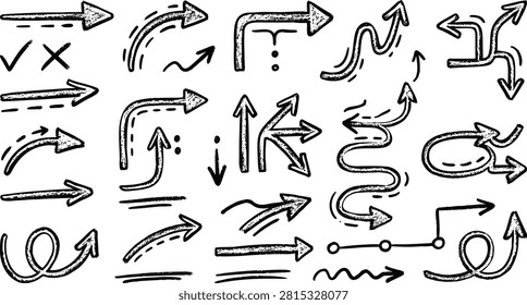 Creative hand drawn vector collection featuring curved arrows, directional pointers, looping arrows, sketch annotations, swirl paths, and doodle navigation elements. Ideal for infographics, presentations, workflow diagrams, process maps, UI and UX design, educational materials, social media graphics, business documents, websites, mobile apps, and creative design projects. #HandDrawn #CurvedArrows #DoodleArrows #SketchArrows #DirectionalArrows #ArrowSet #Navigation #Workflow #ProcessFlow #Annotation #Infographic #Presentation #UIDesign #UXDesign #GraphicElements #DesignResources #CreativeToolkit #OutlineIcons #EditableVector #VectorIllustration #Scribble #MarkerStyle #WebDesign #BusinessPresentation #VectorSet