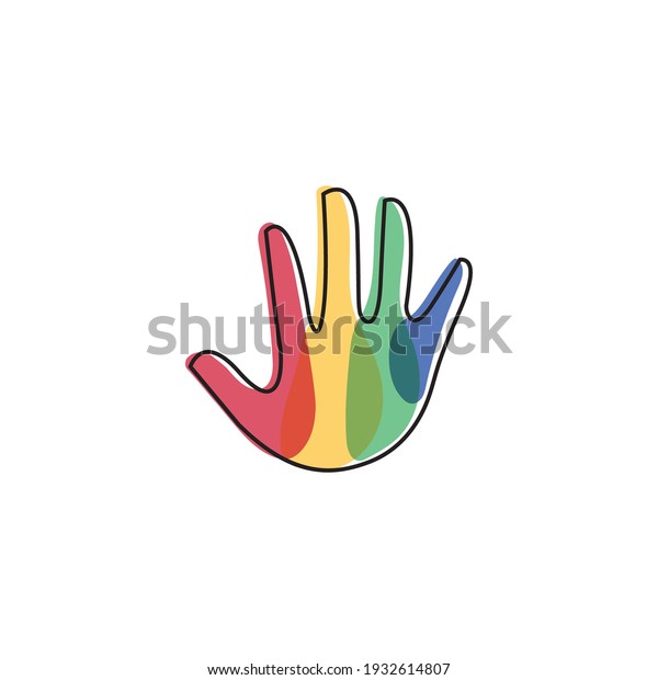 Creative Hand Logo Design Inspiration Vector Stock Vector (Royalty Free ...