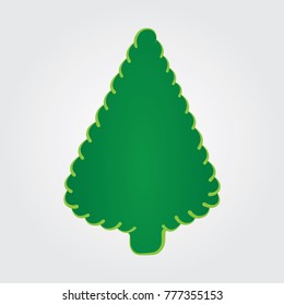 Creative hand made christmas tree illustration.
Can be used for greeting card, invitation, banner, web design.