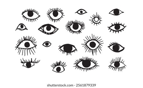 Creative Hand Sketched Eye Designs
