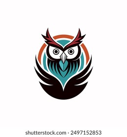 Creative Hands Owl Logo, Cute owl logo, ideal for small shop owner, hand drawing, corporate identity, owl tattoo, vector file, high quality EPS