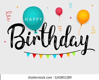 Happy Birthday Header Images, Stock Photos & Vectors | Shutterstock