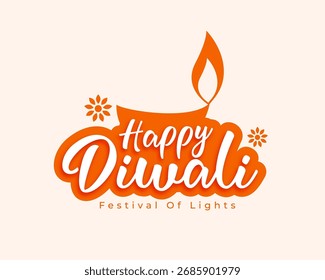 Fondo festivo feliz creativo de Diwali para el Vector de publicaciones en redes sociales