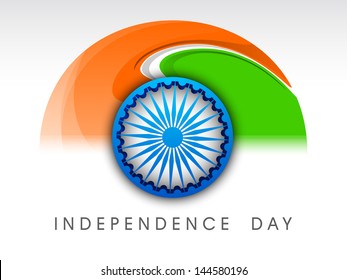 Creative Happy Independence Day background.