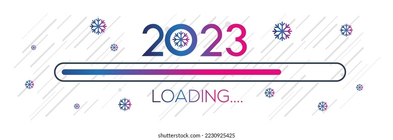 Creative (Happy new 2023 year and Frory Christmas) Weihnachten und Neujahr Hintergrund, Plakate, Karten, Kopfzeilen, Website-Vorlage, Vektorgrafik.