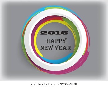 creative happy new year 2016