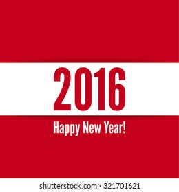 creative happy new year 2016 design. 