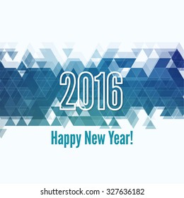 creative happy new year 2016 design. 