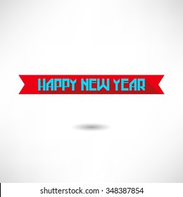 Creative happy new year 2016 design. Vector illustration.