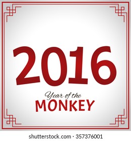 Creative happy new year 2016 design. 