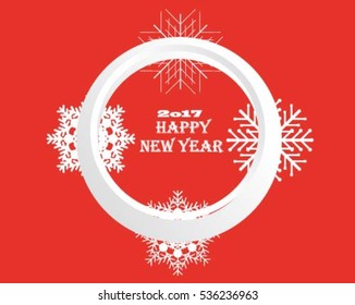 Creative happy new year 2017