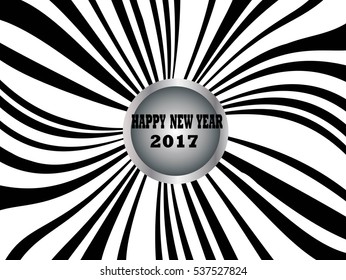 Creative happy new year 2017 
