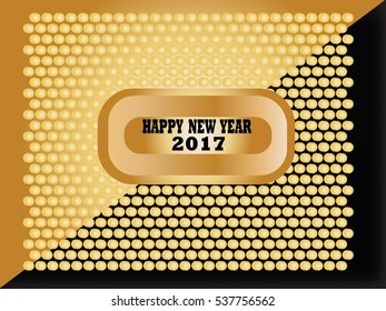 Creative happy new year 2017