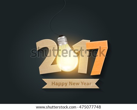 Creative Happy New Year 2017 Light Stock Vector (Royalty Free ... Creative Happy New Year 2017 Light Stock Vector (Royalty Free ...