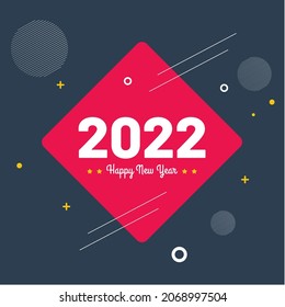 Elemento de la Plaza Roja Creative Happy Año Nuevo 2022