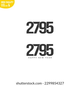 Creative Happy New Year 2795 Logo Design