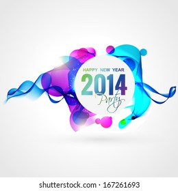 creative happy new year design background