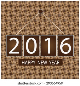 creative happy new year  design.