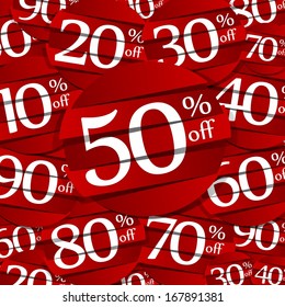 Creative Hard Discount Sale Badges vector illustration