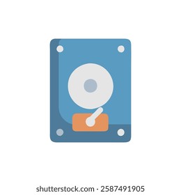 Creative Hard Disk Illustration Icon