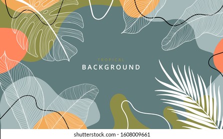 Creative hard paint cover design backgrounds vector. Minimal trendy style organic shapes pattern with copy space for text design for invitation, Party card,Social Highlight Covers and stories page 