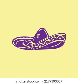 Creative hat icon with a yellow background