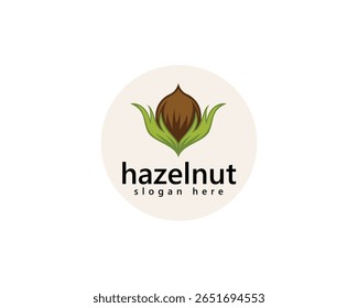 creative hazelnut logo simple design inspiration